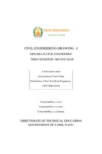 CIVIL ENGINEERING DRAWING BY Dr. R. Palaniswam
